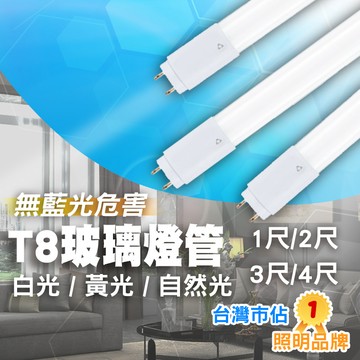 【舞光原廠授權/免運】 舞光 LED T8燈管 1尺 2尺 3尺 4尺 無藍光危害 日光燈管 LED燈管 10W 20W