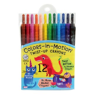 德德小品 12色旋轉蠟筆*新版面