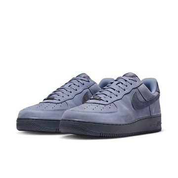 NIKE Air Force 1 Low Premium QS 灰藍 復古 皮革 休閒鞋 男鞋 IO9555-400