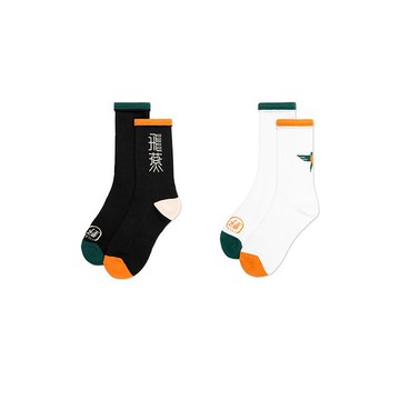 ISLA x STUFF: The Flying Feather Crew Socks - 2 Pairs