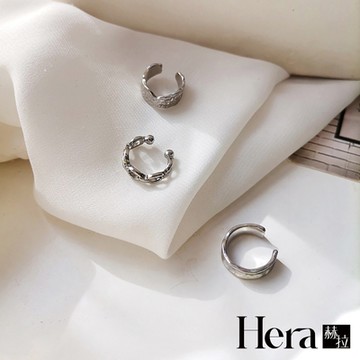 【Hera 赫拉】個性金屬感耳骨夾三件組-2色 H11007162
