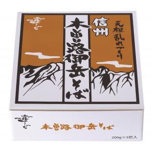 はくばく 霧しな 信州木曽路御岳そば 1箱(200g×5袋入)