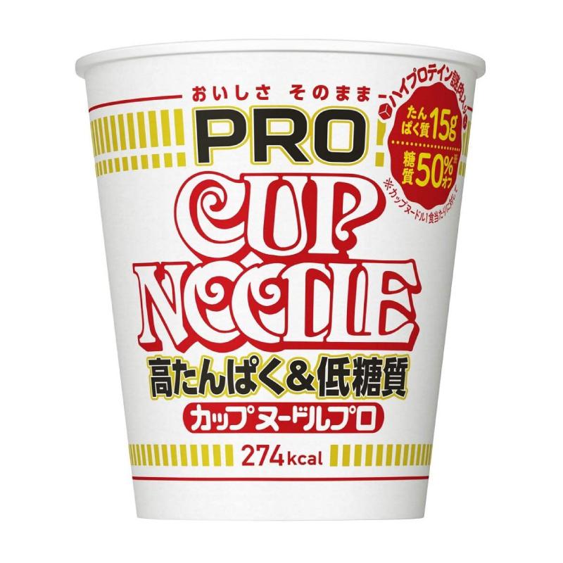 カップ麺 日清 カップヌードル PRO ×24個セット (高たんぱく＆低糖質×12個、シーフードヌードル×12個) 送料無料