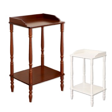 LOGIS 雅緻雙層展櫃【TEL040】白