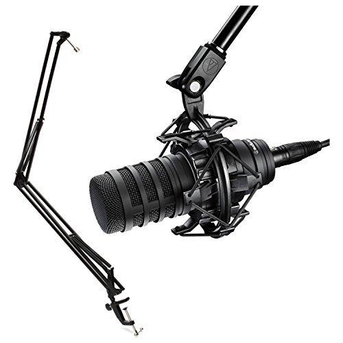 Audio Technica BP40 Large-Diaphragm Dynamic Broadcast Microphone w Boom Arm 並行輸入品