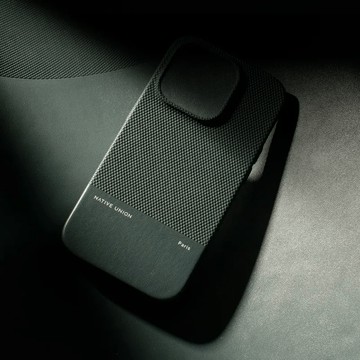 巴黎系列 iPhone 15/14/13 經典皮革手機殼- 石墨綠 iPhone 14 Pro Max