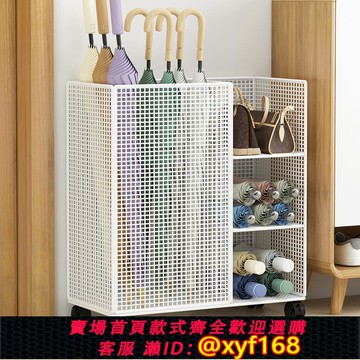 {可打統編 保固一年}鞋架雨傘收納架家用門口多功能置物架多層鞋柜簡易入戶一體免安裝