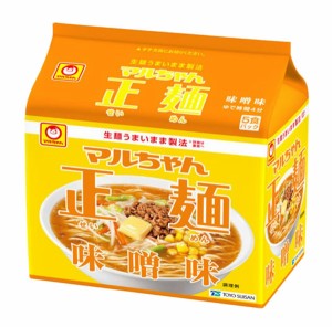 ★まとめ買い★　マルちゃん正麺味噌　５Ｐ　×6個