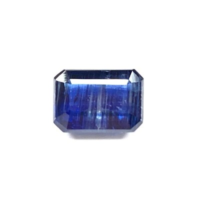 美しいブルーカラー☆宝石ルース/カイヤナイト（藍晶石/Kyanite）/エメラルドカット・スクエアカット/約2.5ct/約8×6mm/1粒【天然石/パワーストーン】【アメリカ  | LINEショッピング