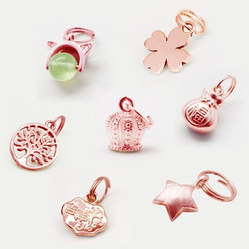 【純銀吊墜】祝福吊墜共20款(此為純銀手鐲的加購頁面不單賣)