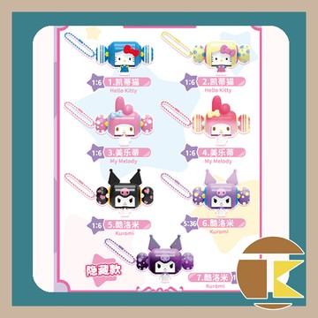 【115.6月預購】Sanrio-糖果甜心掛飾 靈動創想 [單抽/盲盒] 如需中盒請下6倍數 一中盒6入 愛蛋客
