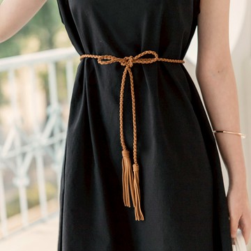 田園流行繫腰帶