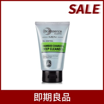 【即期良品】碧歐斯 男仕竹炭控油深層潔面霜100g(效期至2026.02)