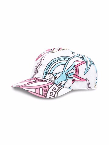 Monnalisa - Lola Bunny print cap - kids - Elastane/Cotton/Cotton - 50 - White
