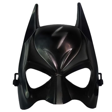 摩達客 COSPLAY派對變裝扮 黑色閃電大蝙蝠造型面具，尺寸21x15cm  黑色  1個