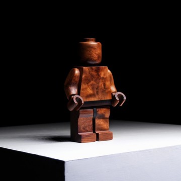 【木質積木人】 X5 臺灣肖楠 - 榴紋 - 經典款