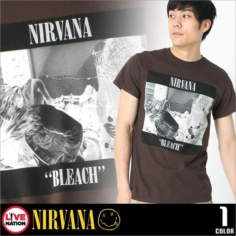 ニルヴァーナ Tシャツ 半袖 メンズ プリント USAモデル NIRVANA LIVE NATION 半袖Tシャツ バンドT ロゴT【メール便可】 |  LINEブランドカタログ