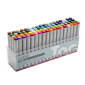日本原裝進口 COPIC  classic 經典 72A  第一代  set A 方桿麥克筆  72色/ 盒裝 (原廠公司貨)【APP滿額下單10%點數(單一帳號最高5000點)】1/31止