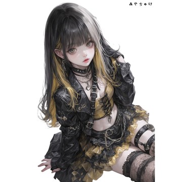 【2 月新款 2】07-092-0046 人物貼紙 黃黑色