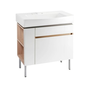 KOHLER Family Care 左開放浴櫃組80cm(K-22779T-1-0+K-31501T-L-PD1+K-31505T-NAx2 不含安裝)