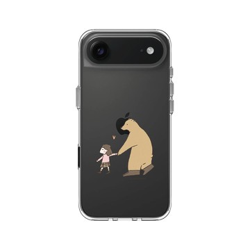 iPhone Air Clear Case（相機按鈕） 透明 - 咻咻熊 XiuXiubear - 牽牽
