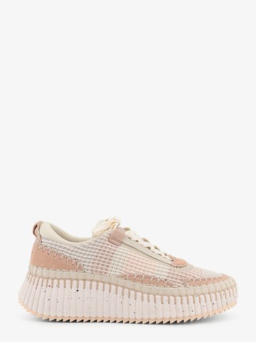 Nama low-top mesh sneakers with suede inserts - CHLOE' - gender_Woman