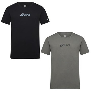 Asics 亞瑟士 短袖上衣 男裝 涼感 黑/灰 2031F768-001/2031F768-020
