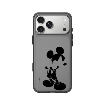 iPhone 17 Pro Max Clear (相機按鈕) 酷墨灰 - 迪士尼-米奇 Mickey - 黑標款-米奇只有黑色