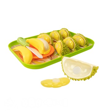 榴槤香蕉水果切盤切切樂(附盤子+刀子+盤子)(安全漆858B)【888便利購】