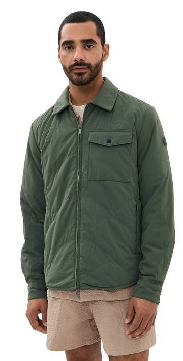 Save The Duck Blue Lightweight Zip Jacket Thyme Green L