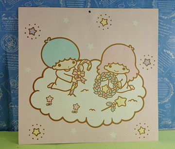 【震撼精品百貨】Little Twin Stars KiKi&LaLa 雙子星小天使 造型卡片 粉色 震撼日式精品百貨