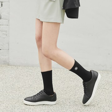X標誌刺繡簡約中筒襪｜共9色｜GAB221W