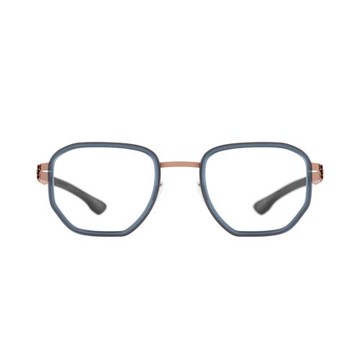 【ic! berlin】Hiro Shiny Copper Blue Waters 德國薄鋼眼鏡 公司貨