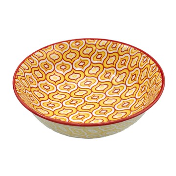 黃波七寶 7吋井 - 日本  黃色 + 紅色  1個