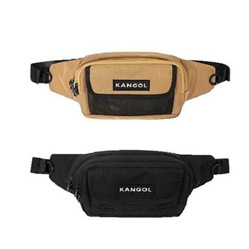 ~雪黛屋~KANGOL 腰包小容量二層主袋+外袋共四層進口防水尼龍布