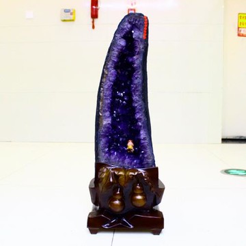 永韻 批發天然紫水晶洞擺件 紫晶洞 瑪瑙洞水晶洞 紫色原石錢袋子