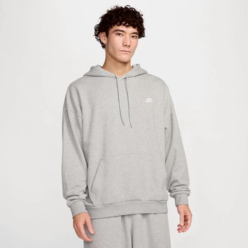 NIKE AS M NK CLUB FT OVERSIZED PO H 男連帽套頭衫 帽T 灰-HJ1817063