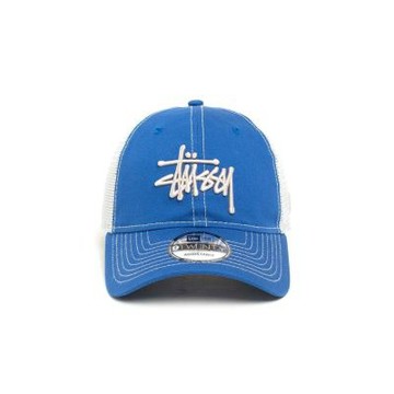 Stussy New Era 9twenty Basic Trucker 卡車帽 藍色1311126-BL [台灣現貨]