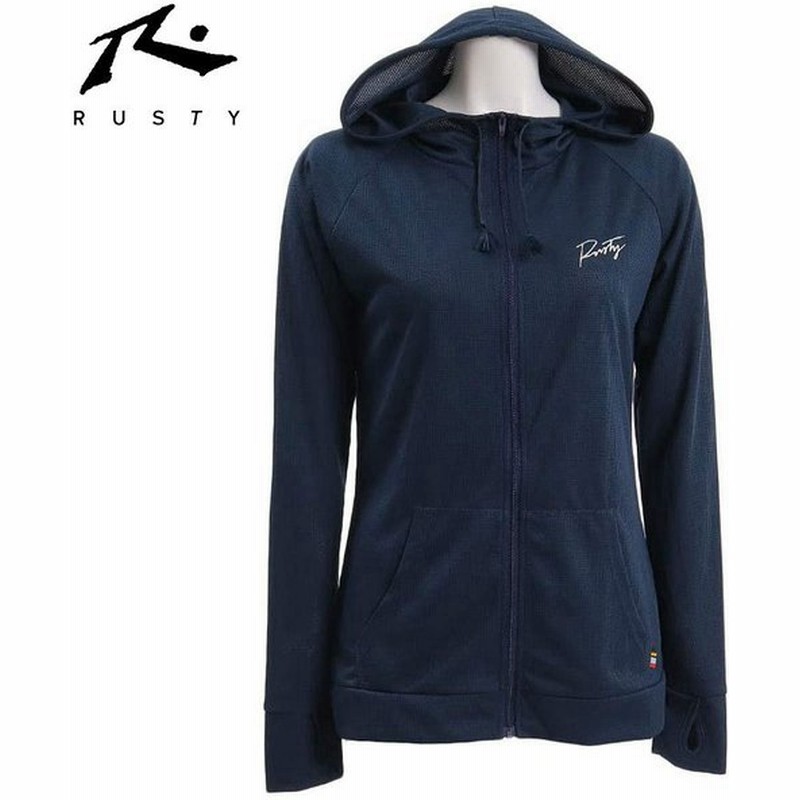 ラッシュガード Rusty ラスティ パーカー レディース 長袖 サーフブランド ラッシュパーカー Uv対策 紫外線対策 Uvカット レディース夏用パーカー 通販 Lineポイント最大0 5 Get Lineショッピング