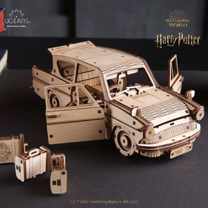 Ugears木製組合模型 衛斯理的飛天車
