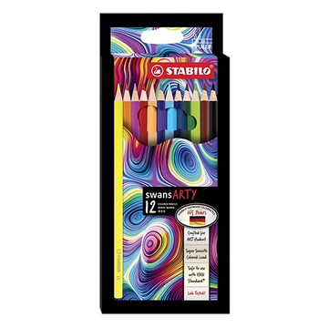 STABILO 思筆樂 ARTY 油性色鉛筆  12色  1盒