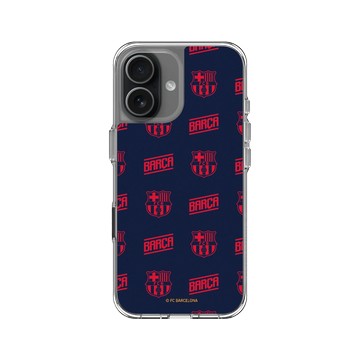 iPhone 17 Clear Case（相機按鈕） 透明 - FC Barcelona - Pattern