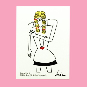 明信片 小海報 防水貼紙 機車貼紙 行李箱貼紙 拿著 卡片 萬用卡