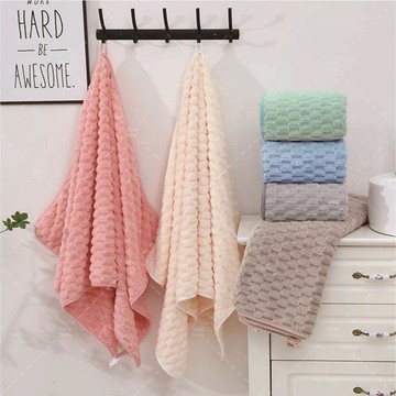 雲朵浴巾｜台灣現貨｜雙層加厚｜浴巾 毛巾 大毛巾 大浴巾 吸水大浴巾 日系 ins風 珊瑚絨毛巾 吸水浴巾 吸水毛巾乾髮