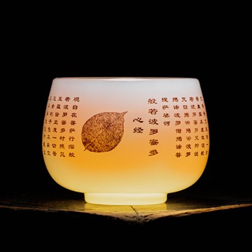 瓷牌茗茶杯個人專用白瓷陶瓷主人杯單杯日式琉璃羊脂玉石小品茗杯