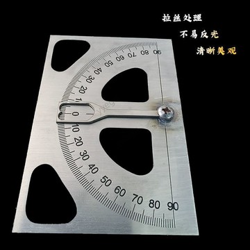 🚀新品下殺 半圓刻度盤焊接刻度盤不鏽鋼半圓盤角度尺量角器刻度尺可定製D033 11・14