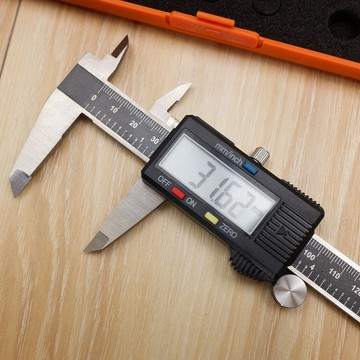 不銹鋼電子游標卡尺 測量範圍 0-150mm/0-6 英寸 LCD顯示 精度 0.01mm  1個