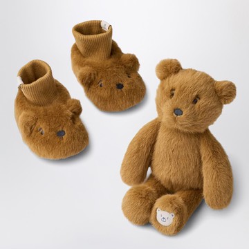 Beth Bear slipper and plush set