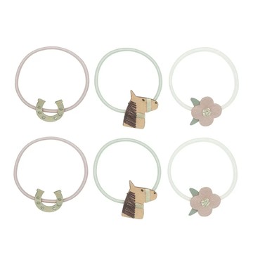 【Mimi & Lula】AW24_鄉村家園-俏皮小馬髮束6