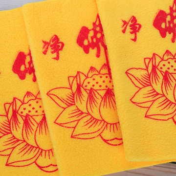 佛教用品拂塵掃佛龕佛像佛具撣子毛刷灰塵掃凈佛巾佛堂10條